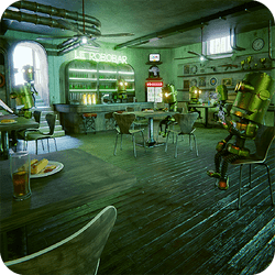 Robot Bar – Find the differences